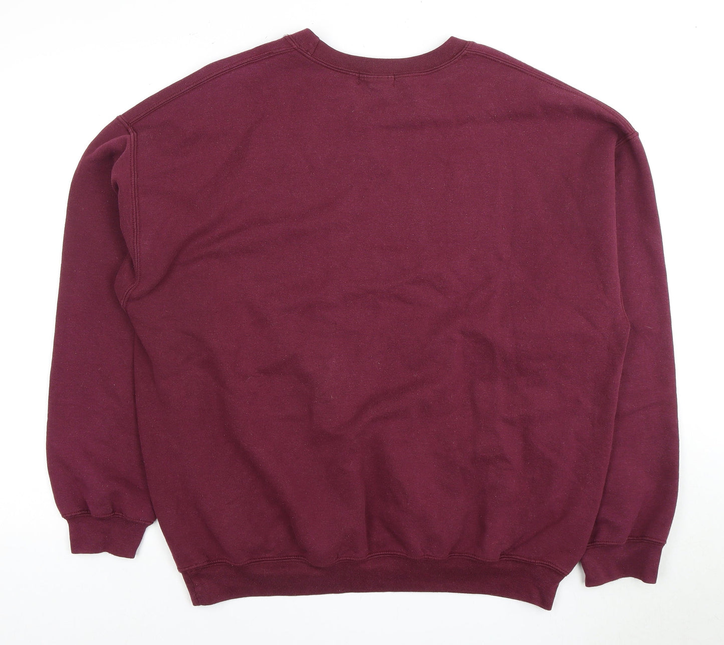 Topman Men's Red Pullover Sweatshirt L