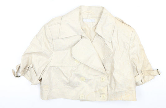 Womens UK Size 12 Kit Beige Pea Coat
