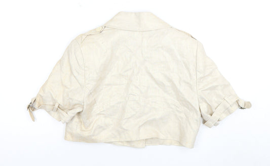 Womens UK Size 12 Kit Beige Pea Coat