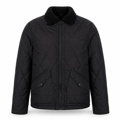 Mens UK Size S Pierre Cardin Black Quilted Coat