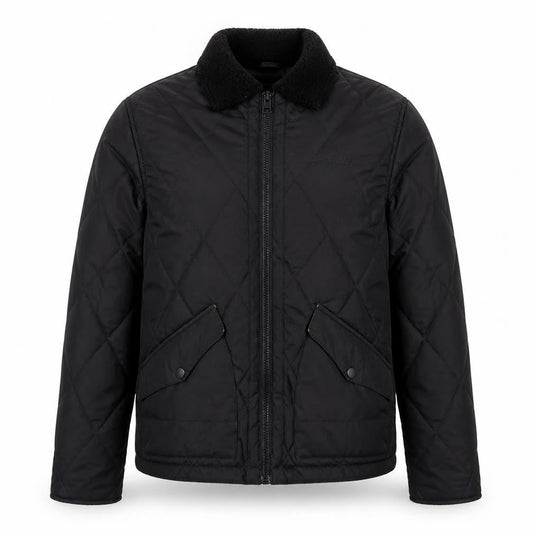 Mens UK Size S Pierre Cardin Black Quilted Coat