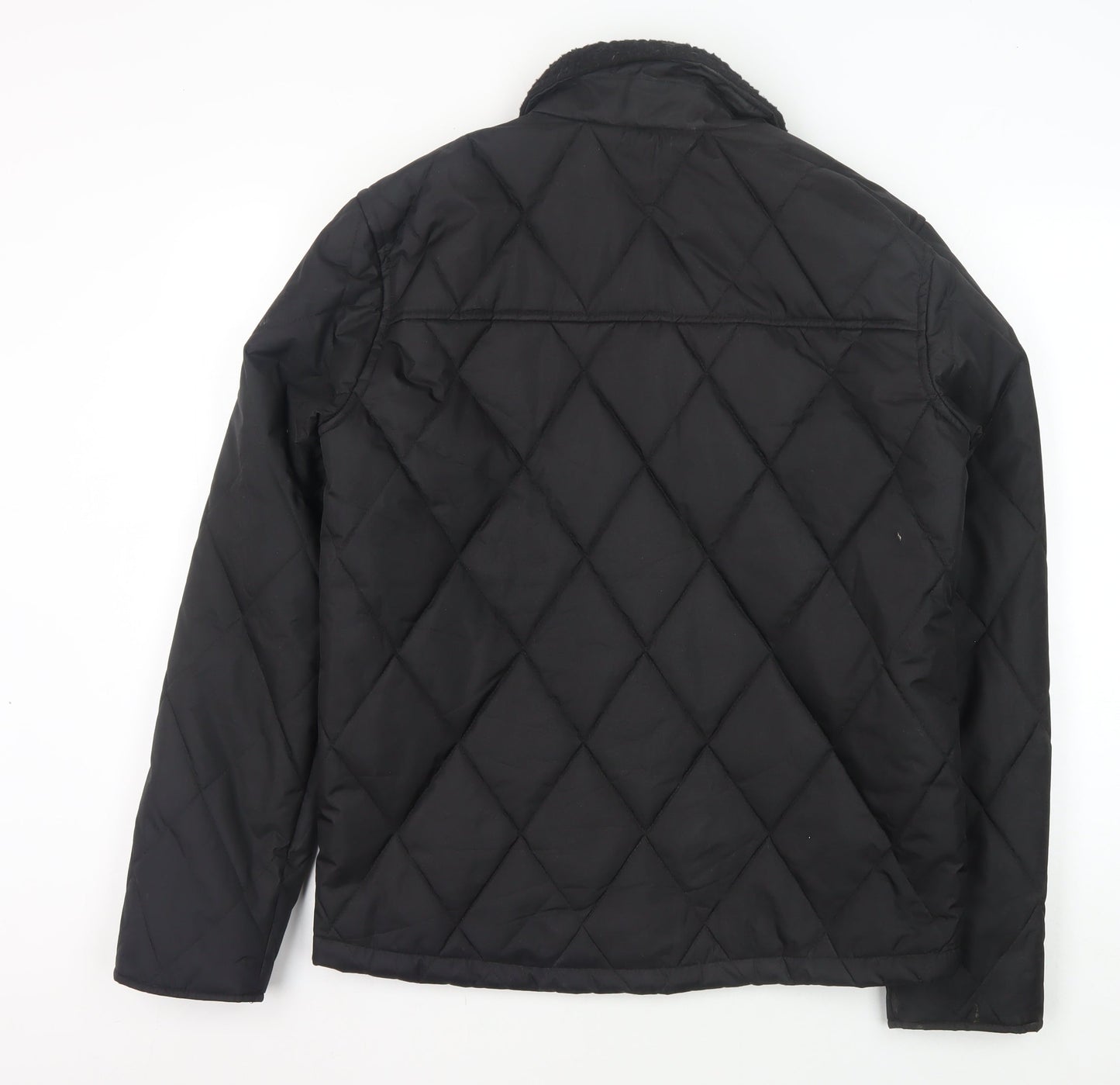 Mens UK Size S Pierre Cardin Black Quilted Coat