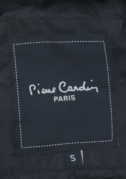 Mens UK Size S Pierre Cardin Black Quilted Coat