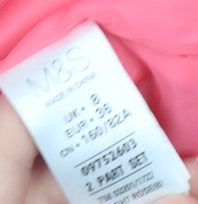 Womens UK Size 2 Marks and Spencer Pink