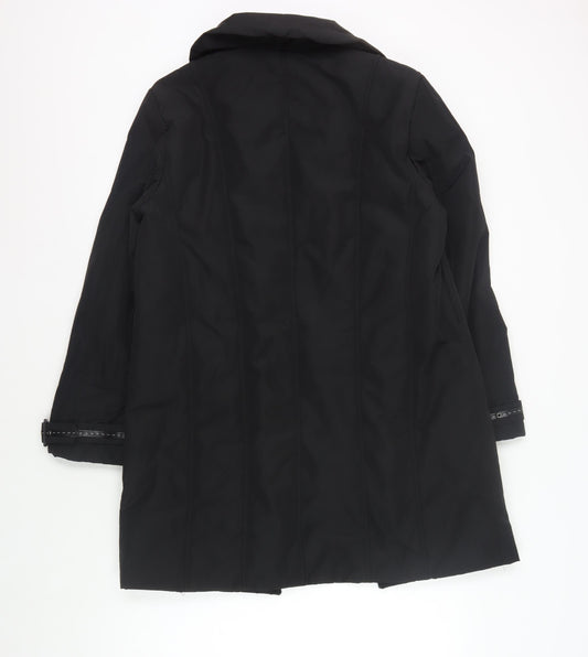 Gerry Weber Unisex Black Parka Coat, Size 12, Long Sleeve