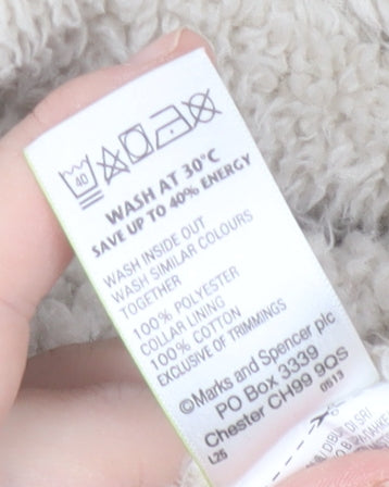 Marks & Spencer Women's Beige Jacket Size 12 Casual