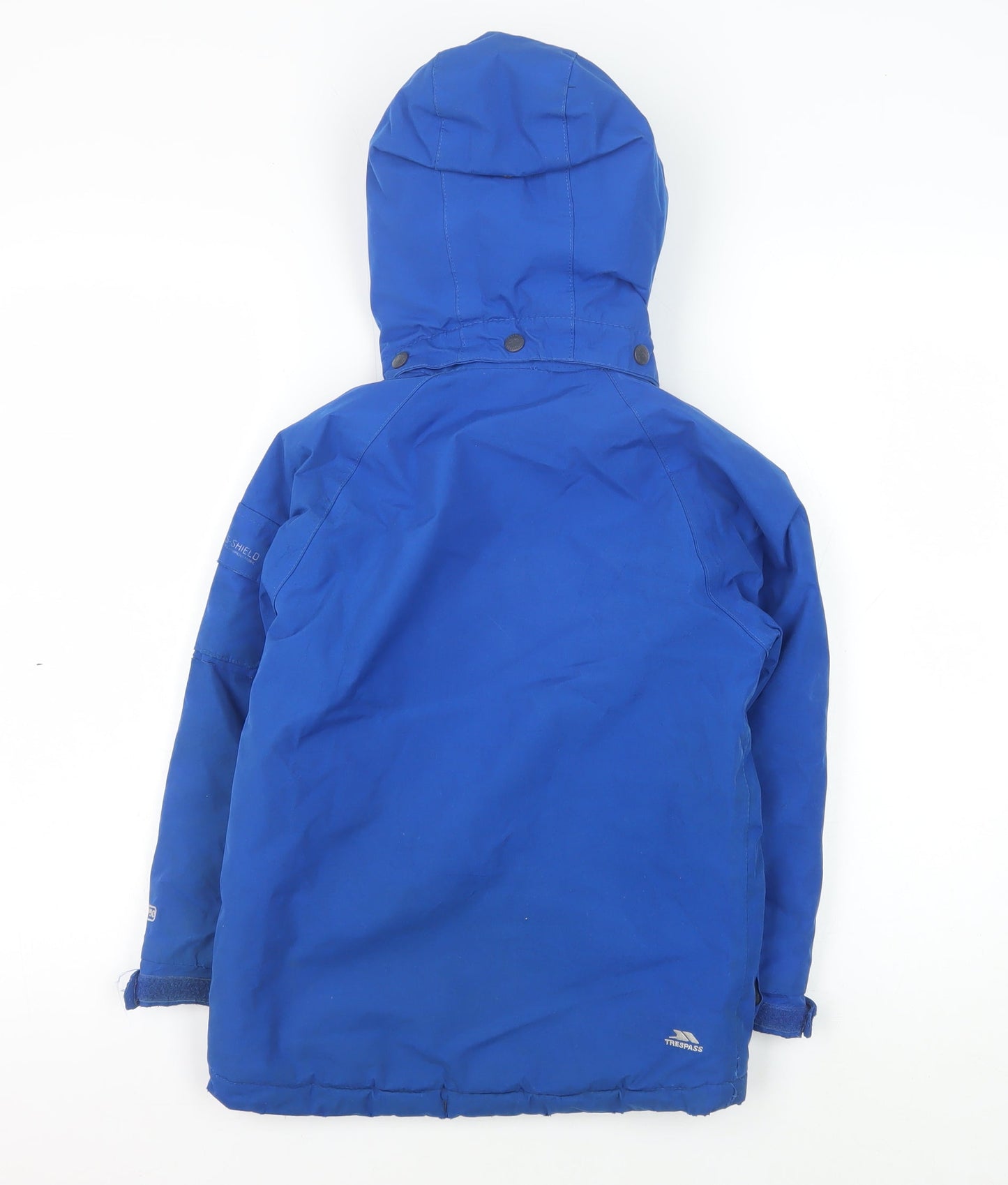 Trespass Boys Blue Parka Jacket 5-6 Years Waterproof Winter