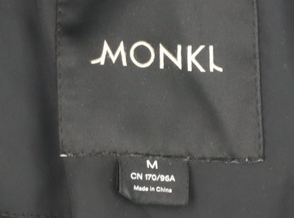 Unisex Adults UK Size M Monki Black Puffer Jacket