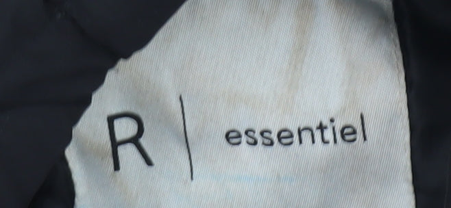 R essentiel Women's Black Puffer Jacket Size 10