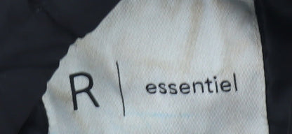 R essentiel Women's Black Puffer Jacket Size 10