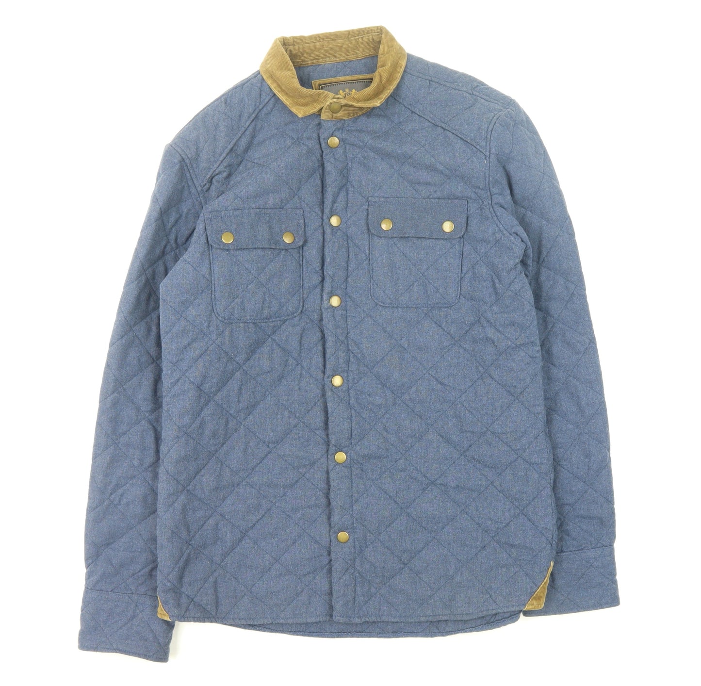 Asylum Heritage Men's Blue Quilted Jacket M