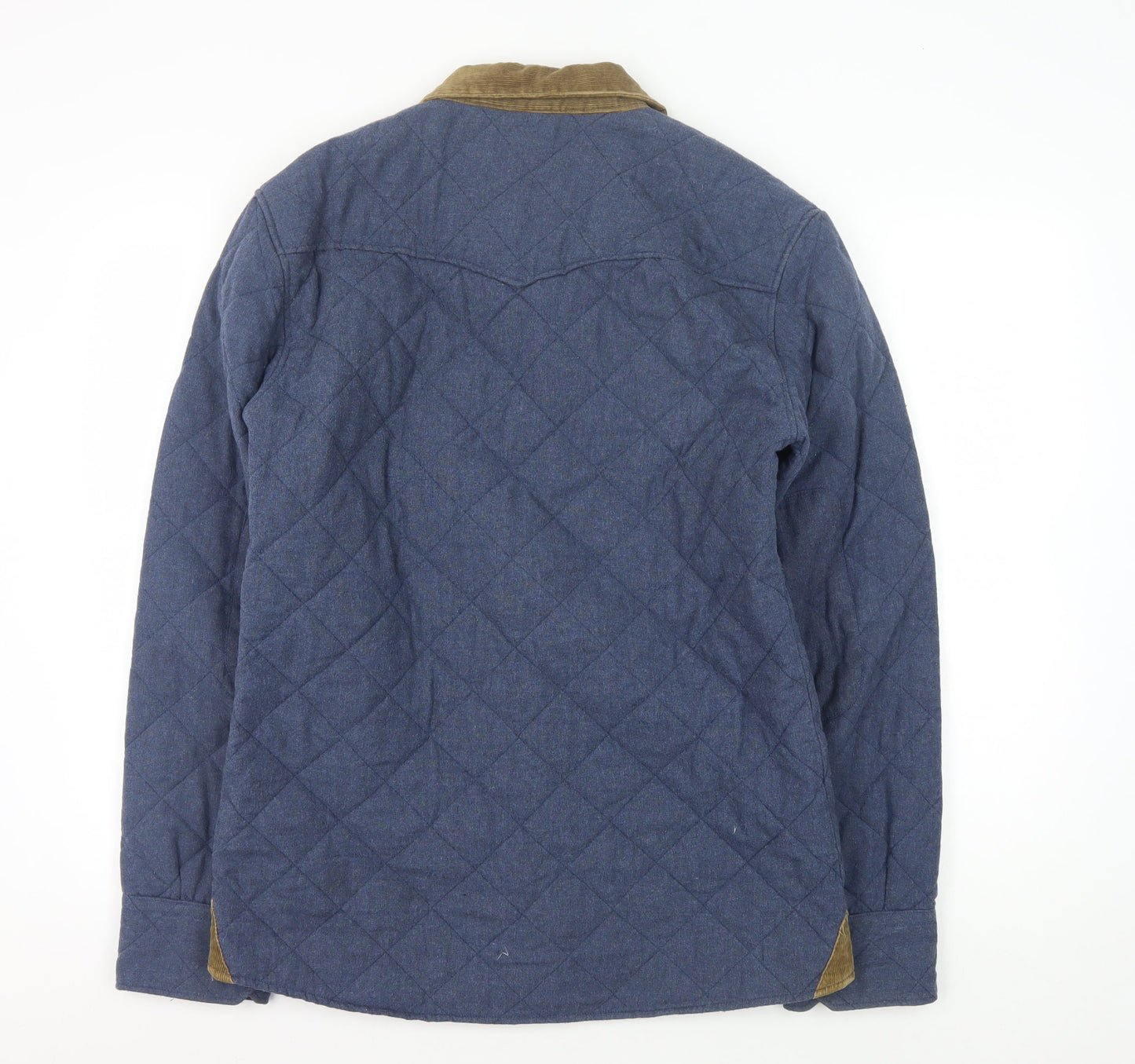 Asylum Heritage Men's Blue Quilted Jacket M