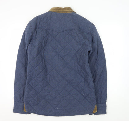 Asylum Heritage Men's Blue Quilted Jacket M