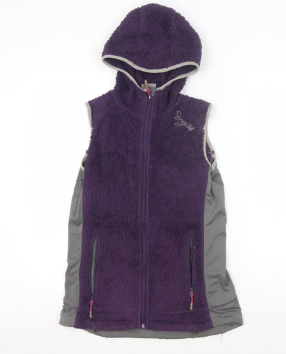 Womens UK Size 8-10 TOG24 Purple Hooded Jacket