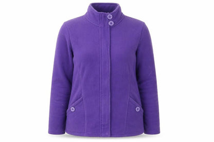 Womens UK Size 12 Marks and Spencer Purple Full Zip Sweatshirt