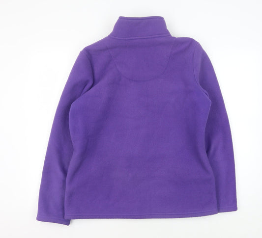 Womens UK Size 12 Marks and Spencer Purple Full Zip Sweatshirt