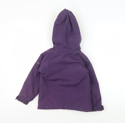 Trespass Kids Purple Waterproof Jacket 2-3 Years, Girls