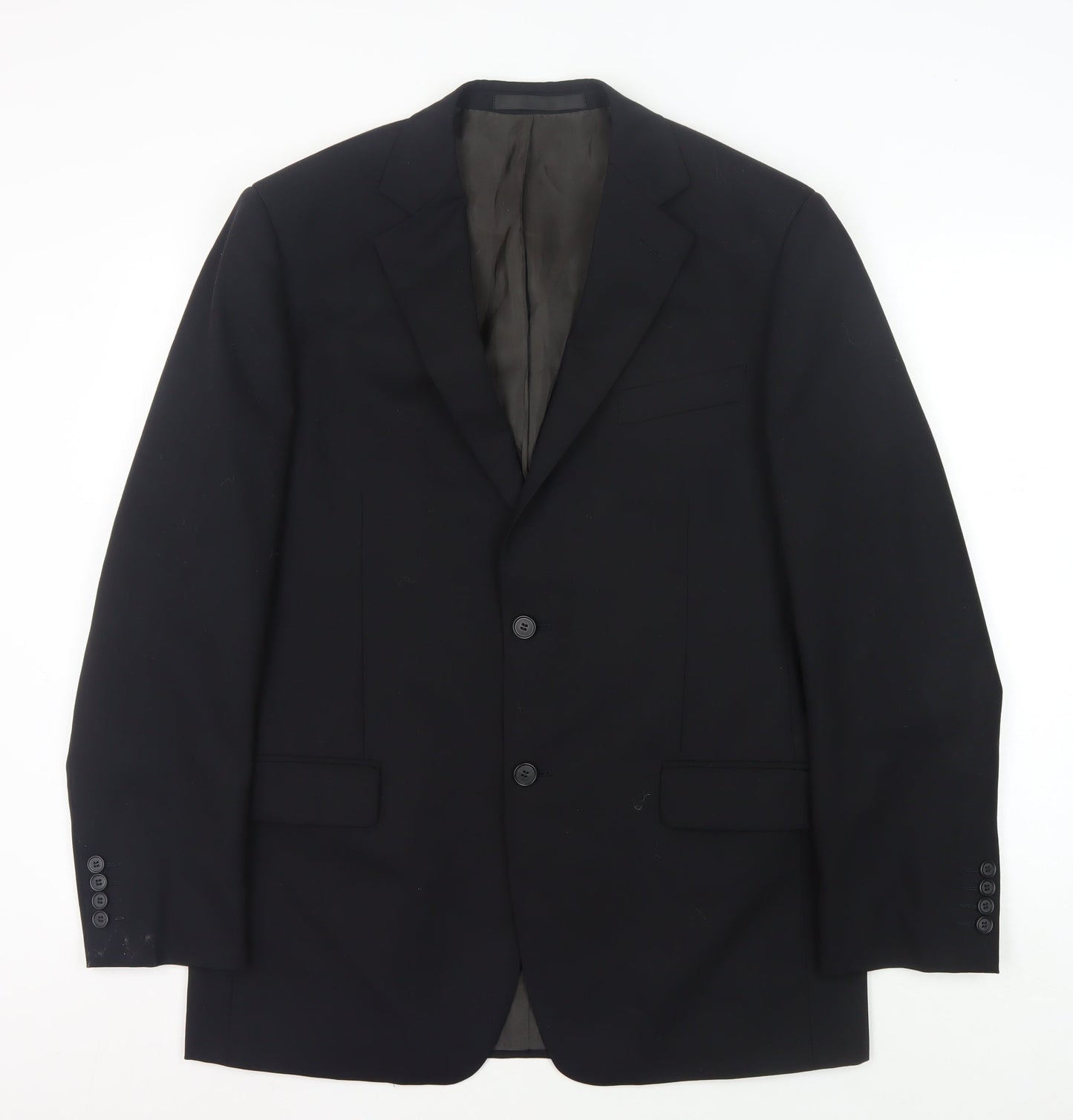 Mens UK Size 40 Marks and Spencer Regular Black Suit Jacket