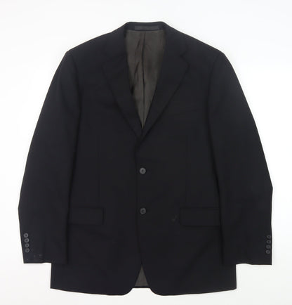 Mens UK Size 40 Marks and Spencer Regular Black Suit Jacket