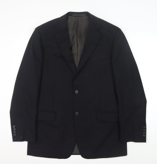 Mens UK Size 40 Marks and Spencer Regular Black Suit Jacket
