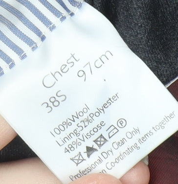 Mens UK Size 38 John Lewis Regular Grey Suit Jacket