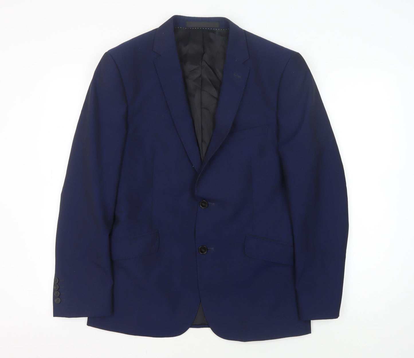Mens UK Size 38 John Lewis Regular Blue Suit Jacket