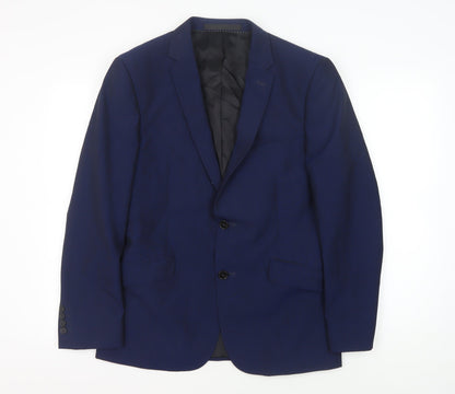 Mens UK Size 38 John Lewis Regular Blue Suit Jacket