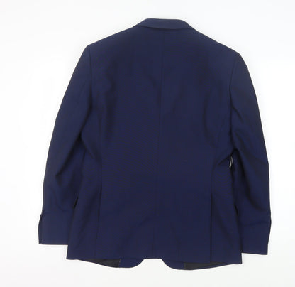 Mens UK Size 38 John Lewis Regular Blue Suit Jacket