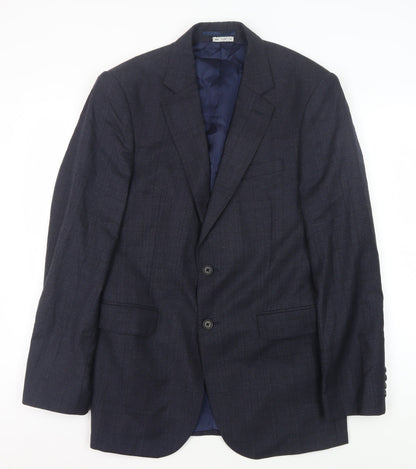 Mens UK Size 38 Jaeger Regular Blue Suit Jacket