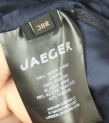 Mens UK Size 38 Jaeger Regular Blue Suit Jacket