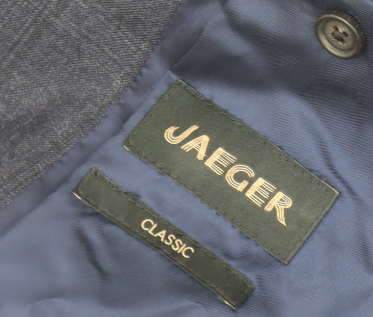 Mens UK Size 38 Jaeger Regular Blue Suit Jacket
