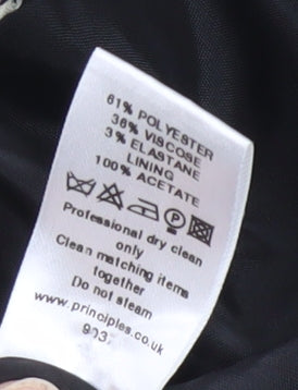 Principles Women's Black Houndstooth Blazer Jacket