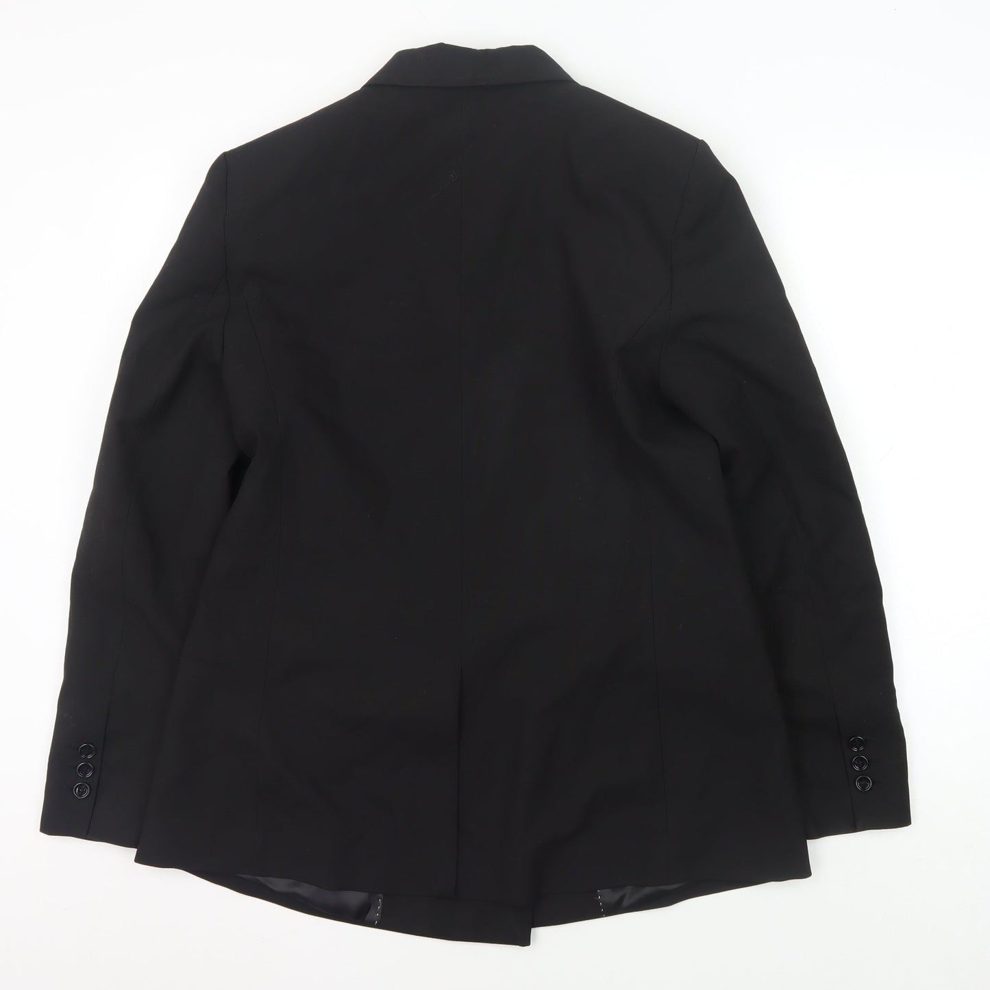 MNG Women's Black Double-Breasted Blazer L