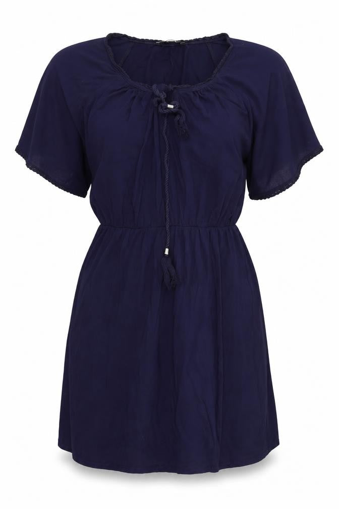 Oasis Women's Blue A-Line Dress Size S