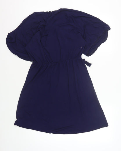 Oasis Women's Blue A-Line Dress Size S