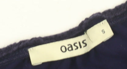 Oasis Women's Blue A-Line Dress Size S