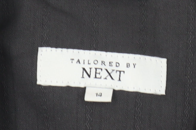 Next Women's Black Pinstripe Blazer Size 14