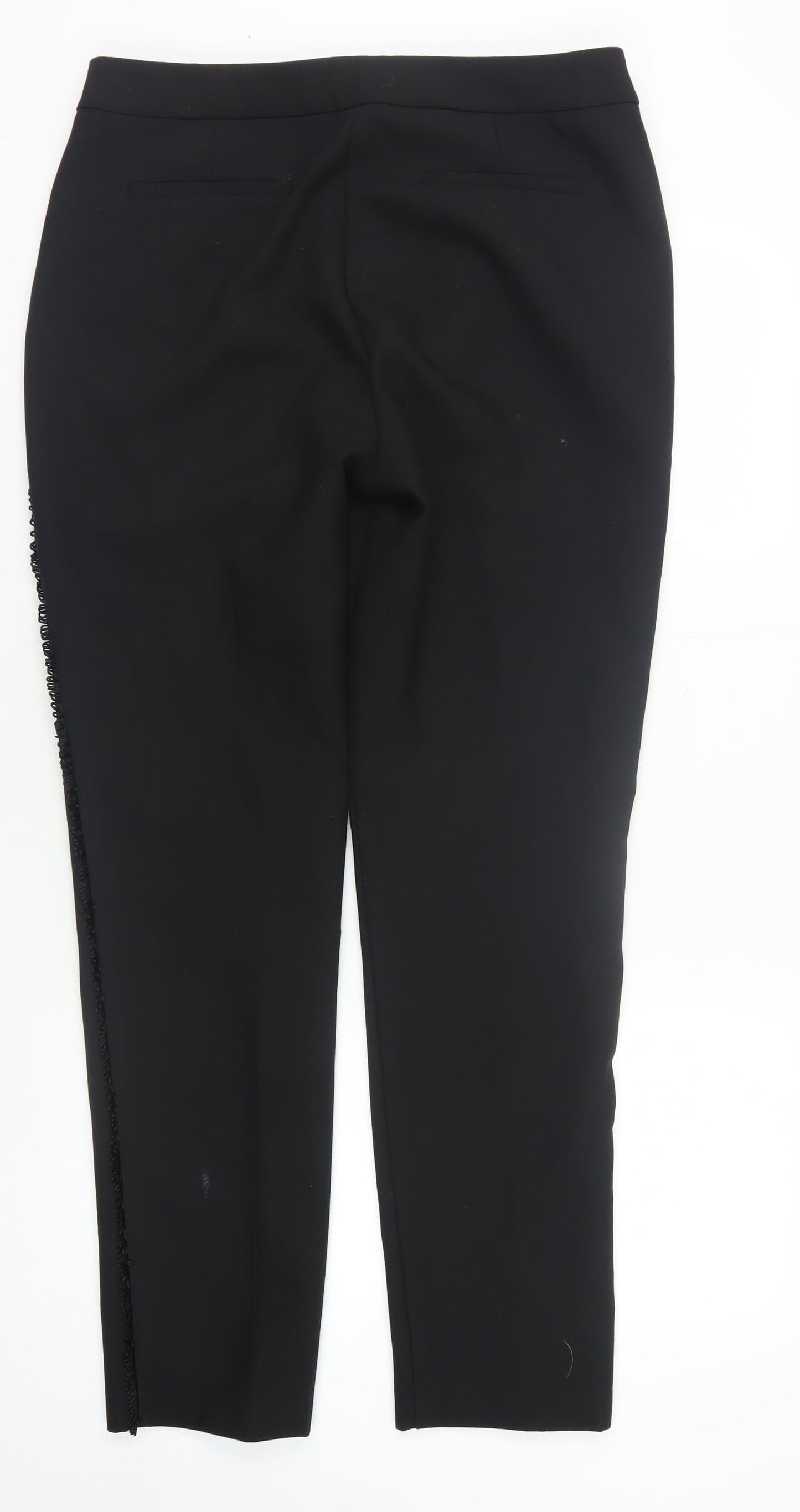 Womens UK Size 12 Marks and Spencer Regular Fit  Black Trousers