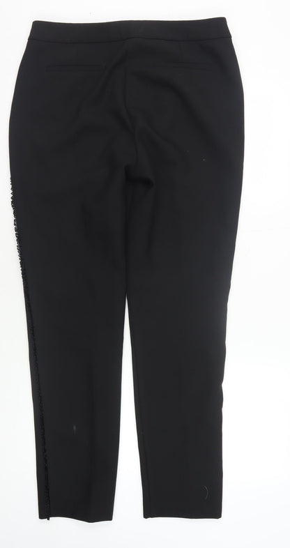Womens UK Size 12 Marks and Spencer Regular Fit  Black Trousers