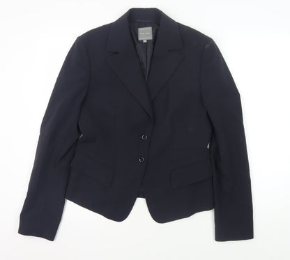 Marc Aurel Women's Black Wool Blazer Size 12