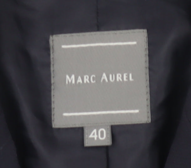 Marc Aurel Women's Black Wool Blazer Size 12