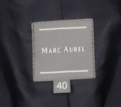 Marc Aurel Women's Black Wool Blazer Size 12