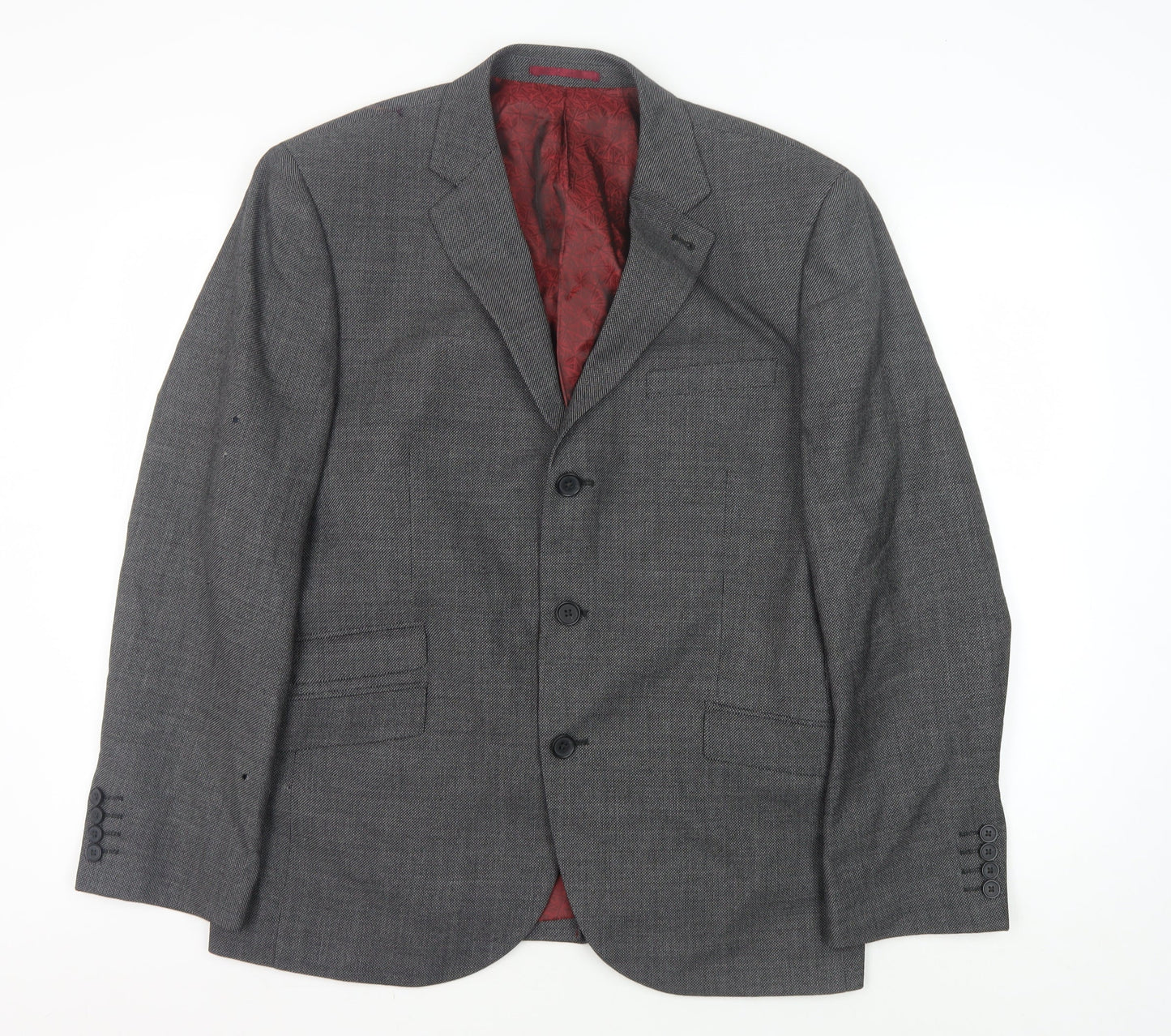 Mens UK Size 42 NEXT Regular Grey Suit Jacket