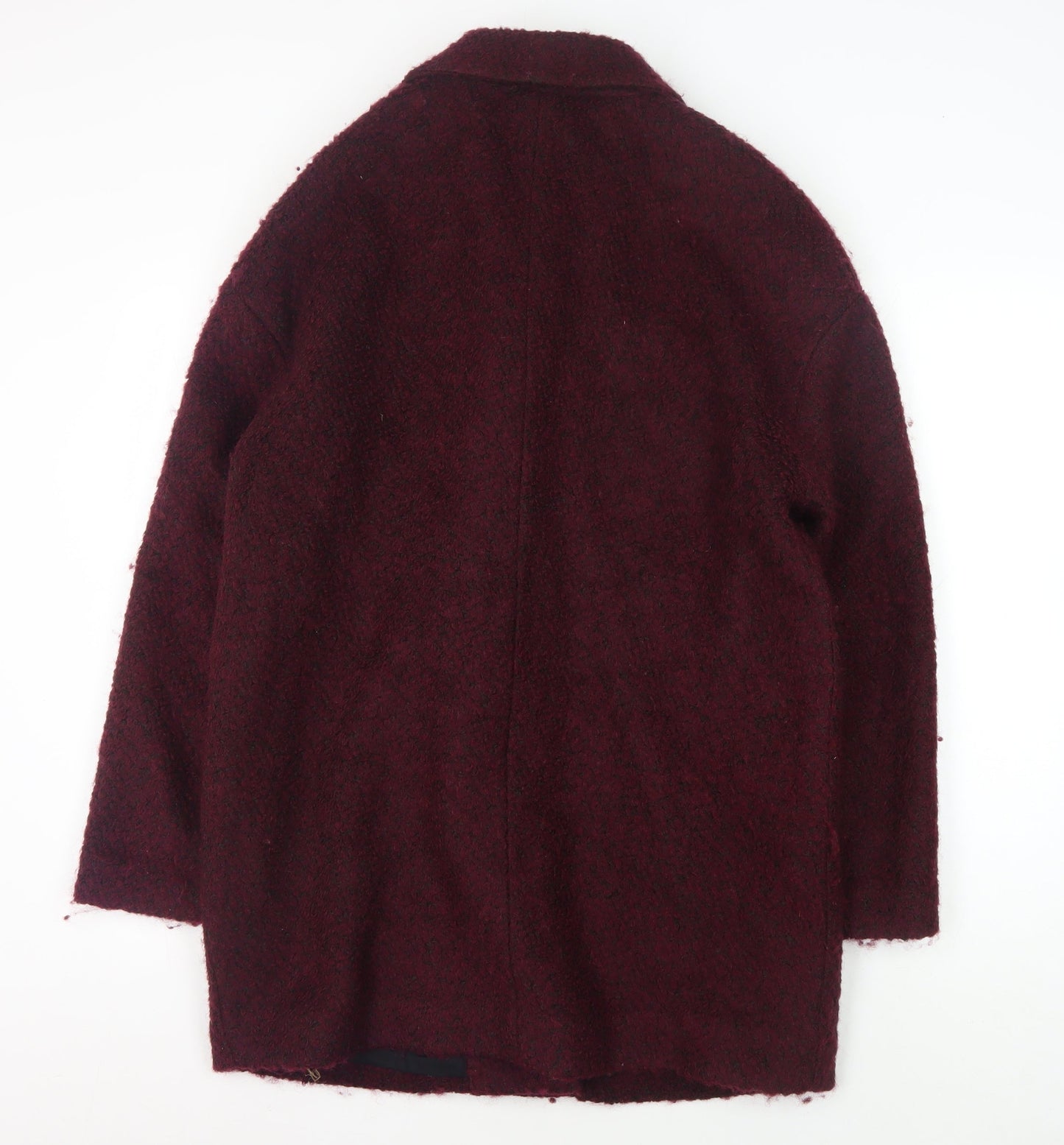 Forever 21 Women's Red Mid-Length Coat, Size L