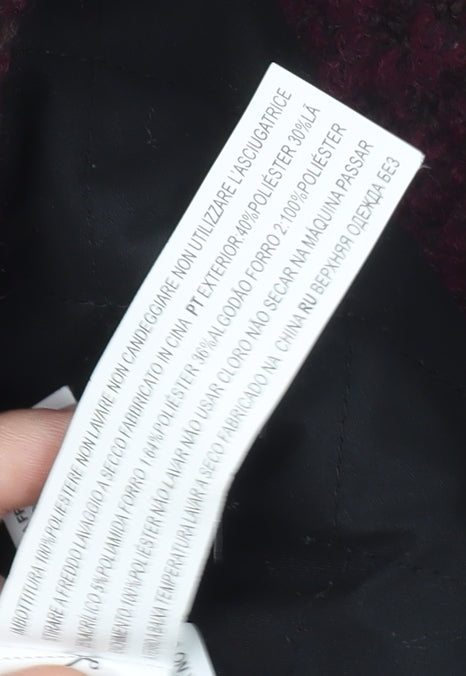 Forever 21 Women's Red Mid-Length Coat, Size L