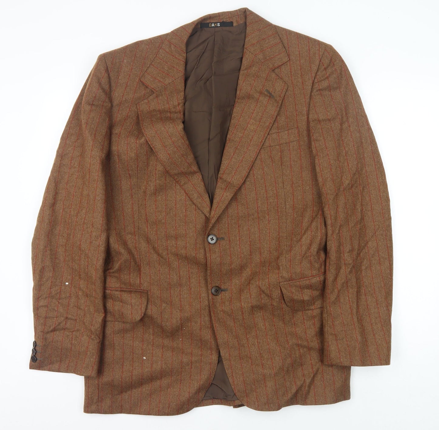 Mens UK Size 41 DAKS Regular Brown Suit Jacket