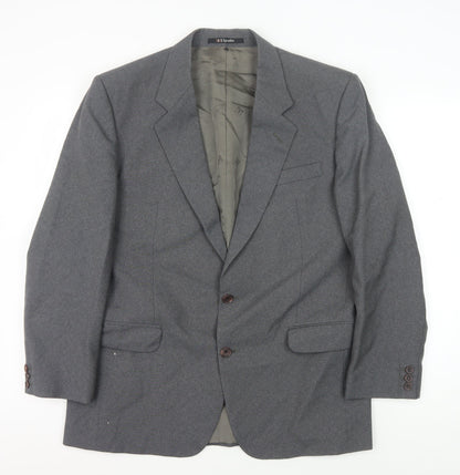 Mens UK Size 48 DAKS Regular Grey Suit Jacket