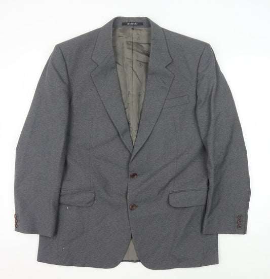 Mens UK Size 48 DAKS Regular Grey Suit Jacket