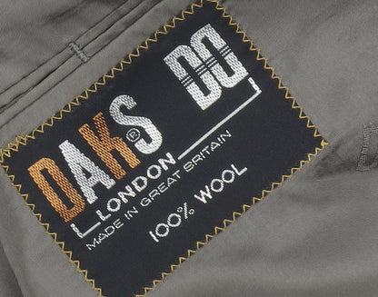 Mens UK Size 48 DAKS Regular Grey Suit Jacket