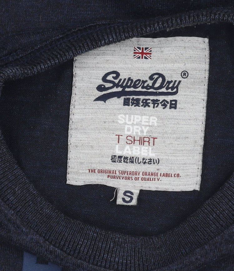 Superdry Men's Blue Small Graphic Print T-Shirt